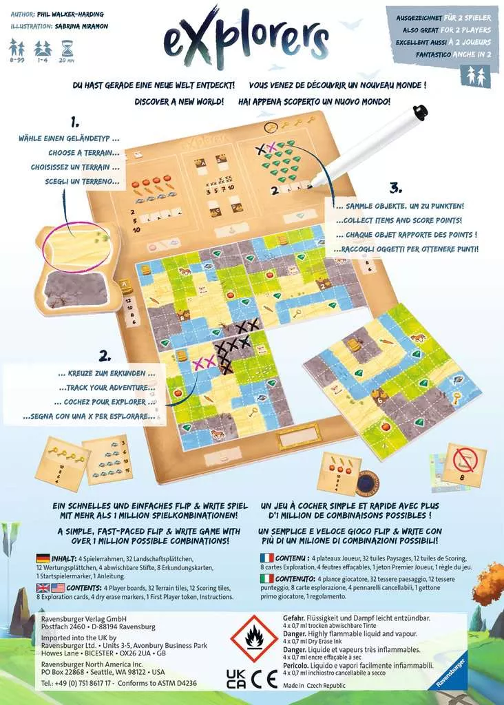 Ravensburger Explorers - Bordspel 3 Ravensburger Explorers - Bordspel - Afbeelding 3