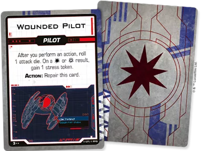 Fantasy Flight Games Star Wars X-wing 2.0 Separatist Damage Deck 1 Fantasy Flight Games Star Wars X-wing 2.0 Separatist Damage Deck