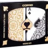 CARTAMUNDI Copag - Double Deck Black & Gold Poker Size