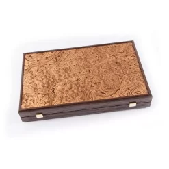Backgammon: Walnut Burl - Large -999 Games Winkel backgammon walnut burl medium d9973