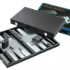 Philos Backgammon Koffer Standaard Medium (grijs)