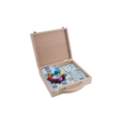 Domino Mexican Train In Houten Kist