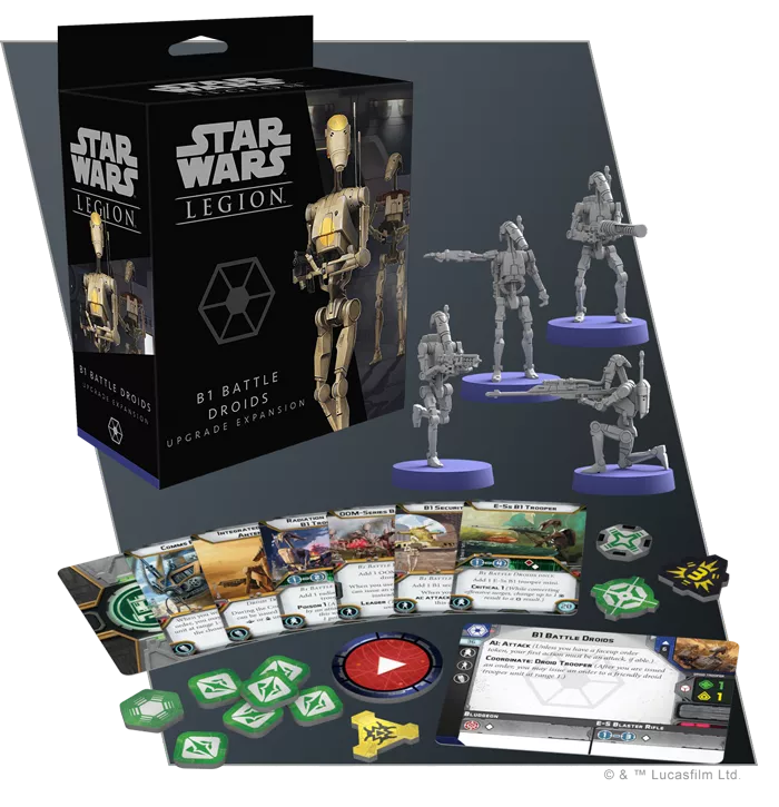 Fantasy Flight Games Star Wars Legion B1 Battle Droids Upgrade Expansion 2 Fantasy Flight Games Star Wars Legion B1 Battle Droids Upgrade Expansion - Afbeelding 2