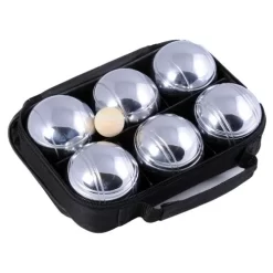 Jeu De Boules 6 Bals 32x3 In Nylon Tas 720gr
