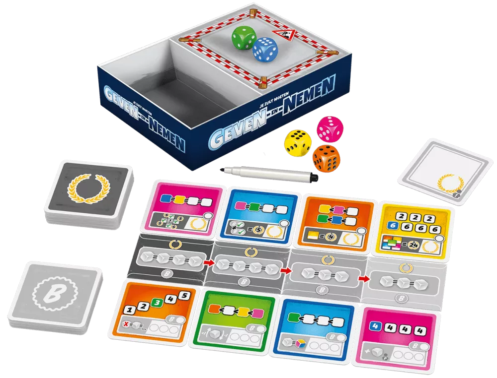 999 Games Geven En Nemen - Dobbelspel 2 999 Games Geven En Nemen - Dobbelspel - Afbeelding 2