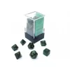 Chessex Scarab Mini-Polyhedral Jade/gold Dobbelsteen Set (7 Stuks)