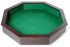 Dobbelpiste 8-hoekig Bruin MDF