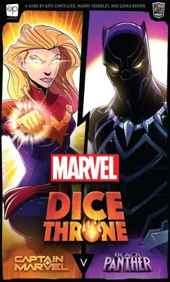 USAopoly Dice Throne Captain Marvel & Plack Panther