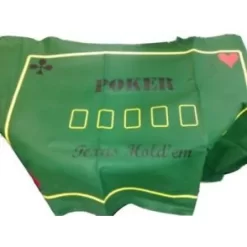 Pokerkleed Texas Hold'em Gr.vilt 180x90cm