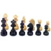 Schaakstukken Palm-/zwart Koningshoogte 87 Mm.