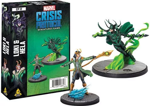 Atomic Mass Games Marvel: Crisis Protocol - Loki & Hela Character Pack 1 Atomic Mass Games Marvel: Crisis Protocol - Loki & Hela Character Pack