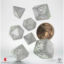 The Witcher Dice Set Ciri Wit Mat -999 Games Winkel the witcher dice set ciri wit mat 54bf1