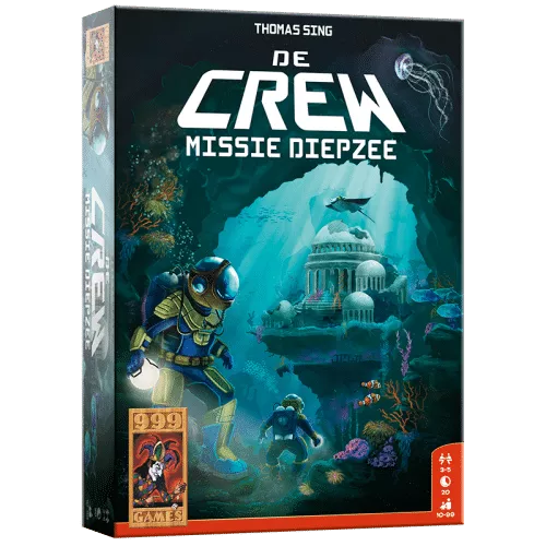999 Games De Crew Missie Diepzee - Kaartspel 1 999 Games De Crew Missie Diepzee - Kaartspel