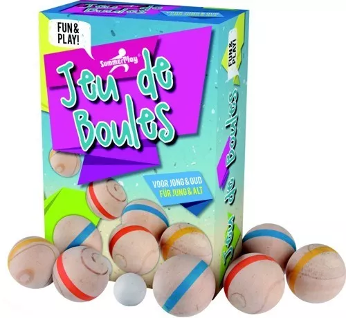 Jeu De Boules Set 6 Bals (Hout) 1 Jeu De Boules Set 6 Bals (Hout)
