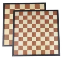 Schaakbord/dambord Ingelegd Opstaande Rand 50mm