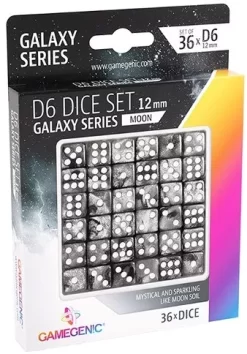 Gamegenic Dice Set Galaxy Series - Moon (36 D6)