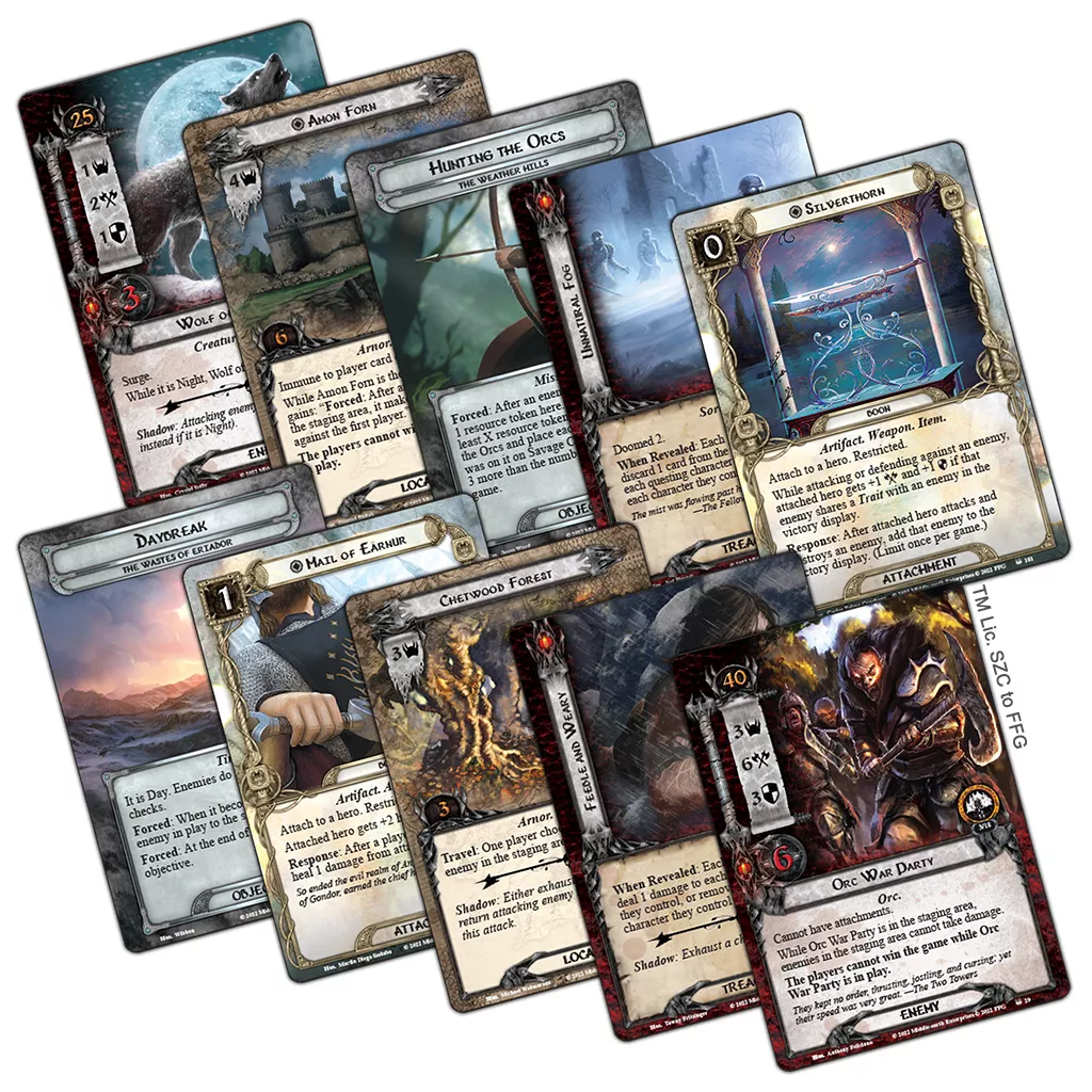 Fantasy Flight Games Lord Of The Rings LCG: Angmar Awakened Campaign Expansion 2 Fantasy Flight Games Lord Of The Rings LCG: Angmar Awakened Campaign Expansion - Afbeelding 2
