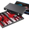 Philos Backgammon Koffer Standaard (rood)